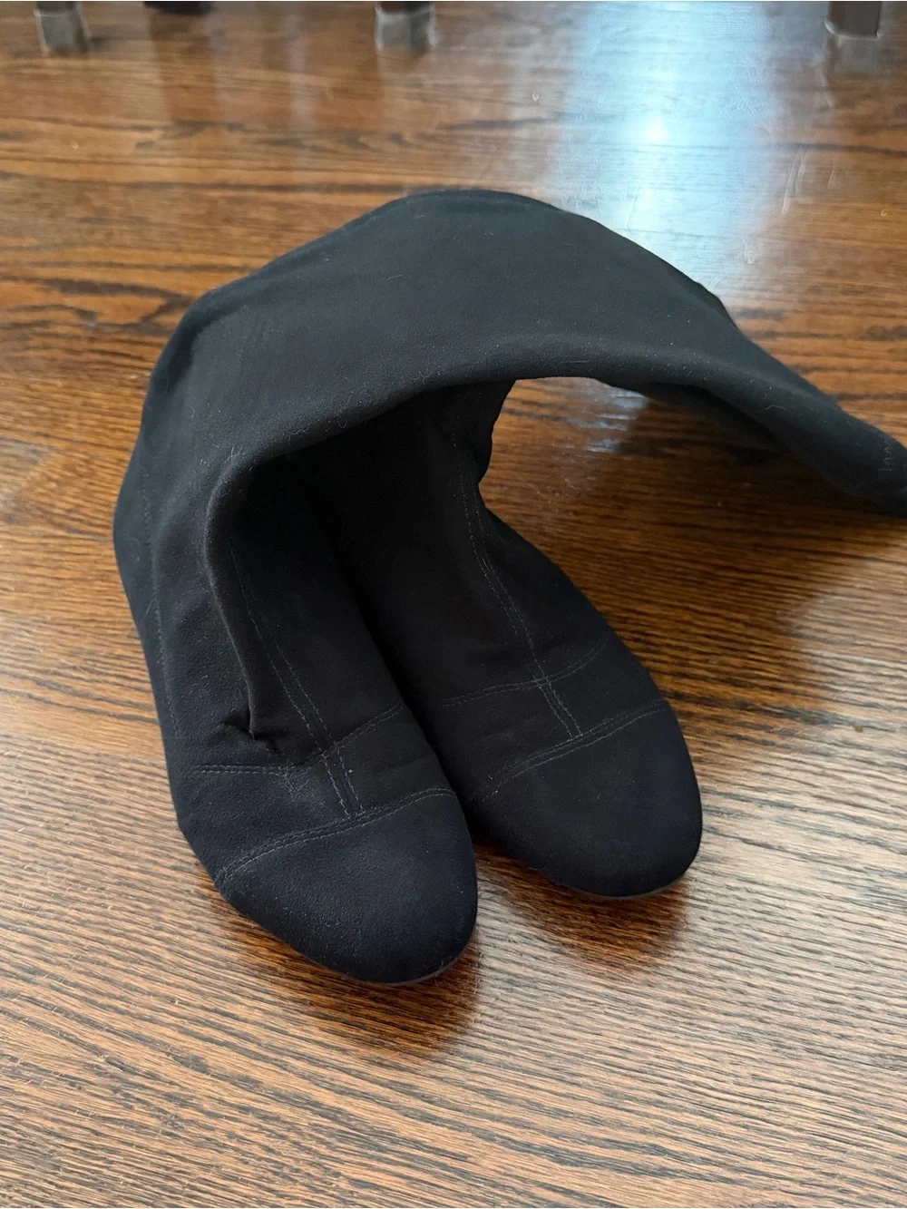Boden Black Stretch Sock Boots